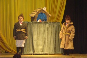 Z Szopką z Rzepiennika Suchego