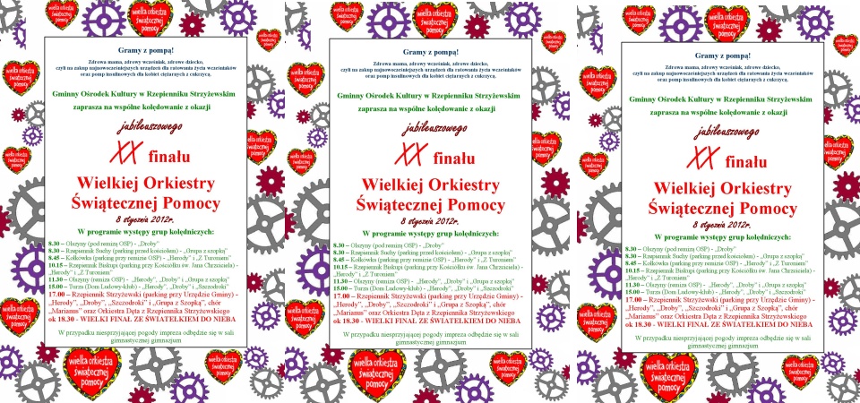 RZEPIENNICKI FINAŁ WIELKIEJ ORKIESTRY ŚWIĄTECZNEJ POMOCY