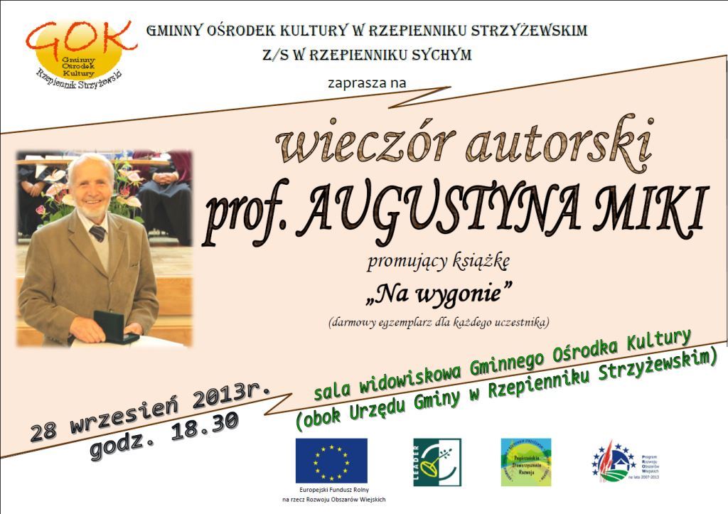 „Na wygonie” – wieczór autorski