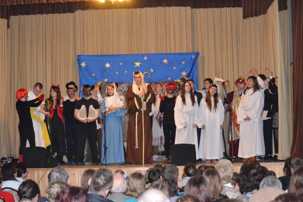 Jasełka w wykonaniu grupy z Korzennej