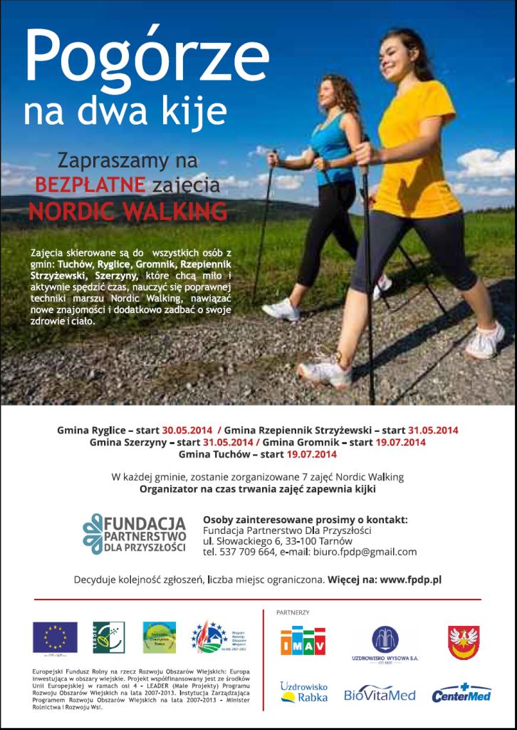 Bezpłatne warsztaty z Nordic Walking