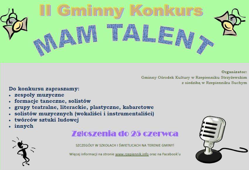 Szukamy młodych talentów