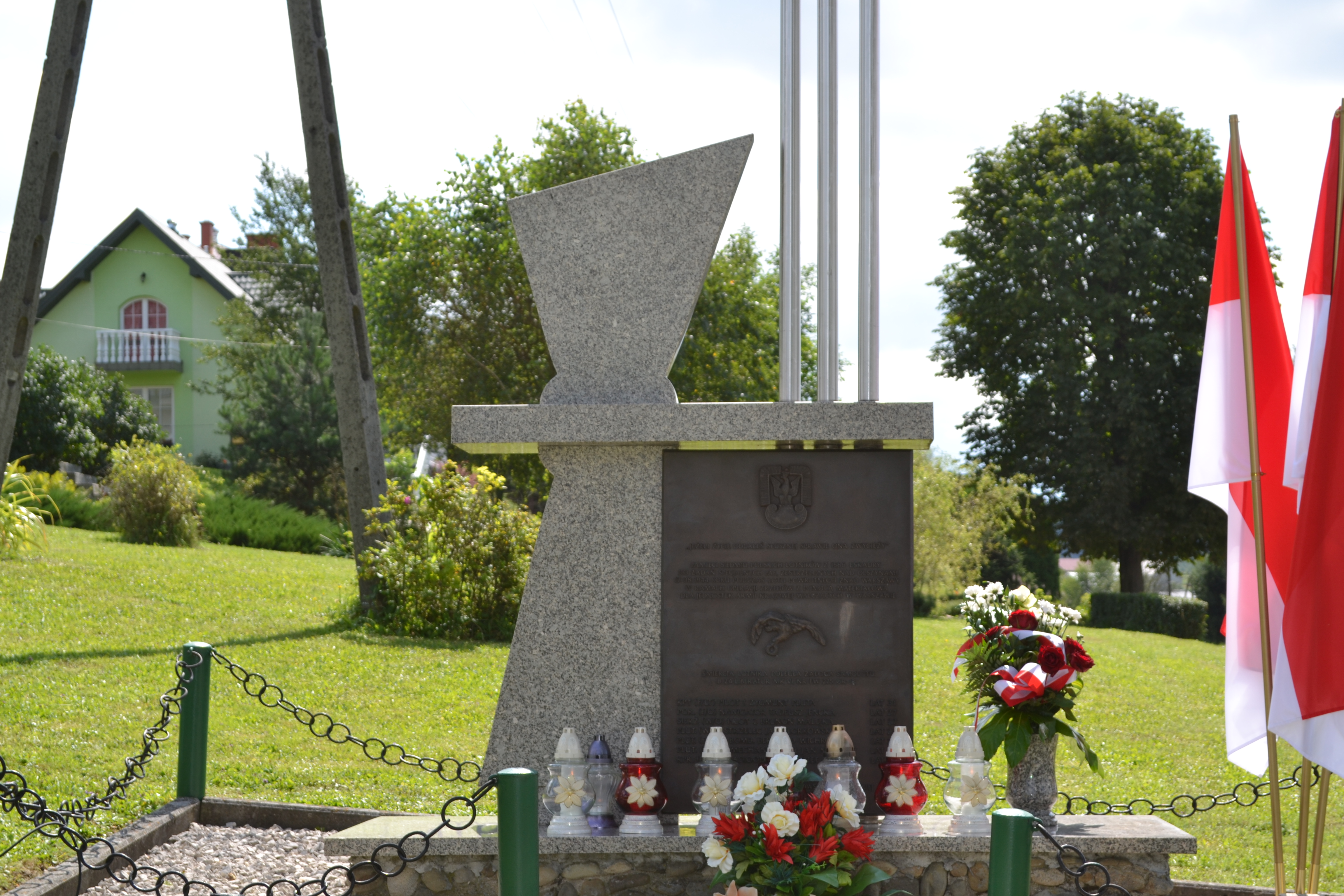 Manifestacja patriotyczna w Olszynach