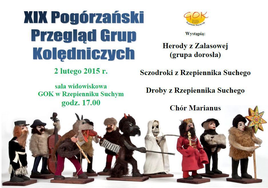 XIX Pogórzański Przegląd Grup Kolędniczych