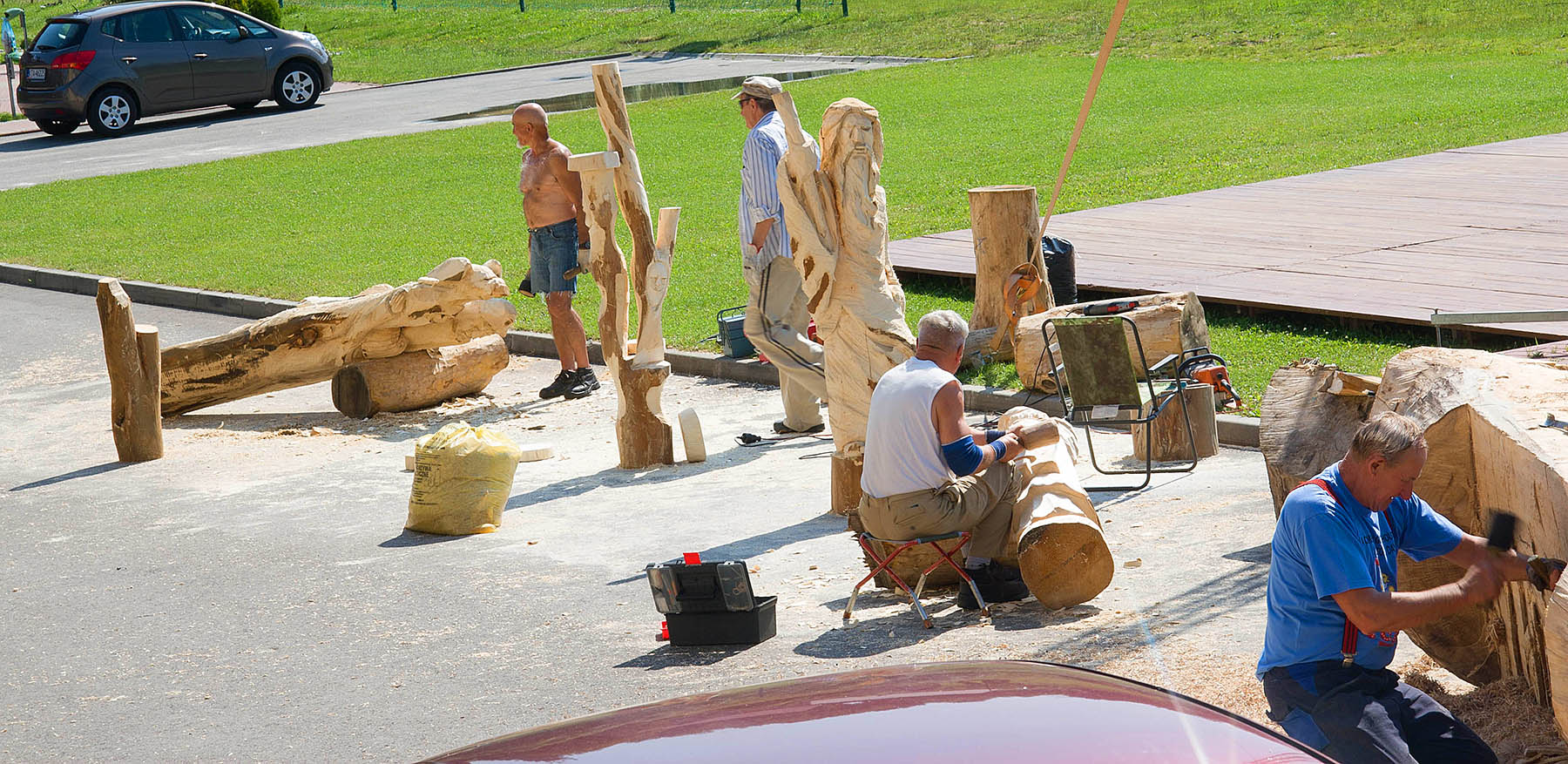 Plener Rzeźbiarski – dzień trzeci