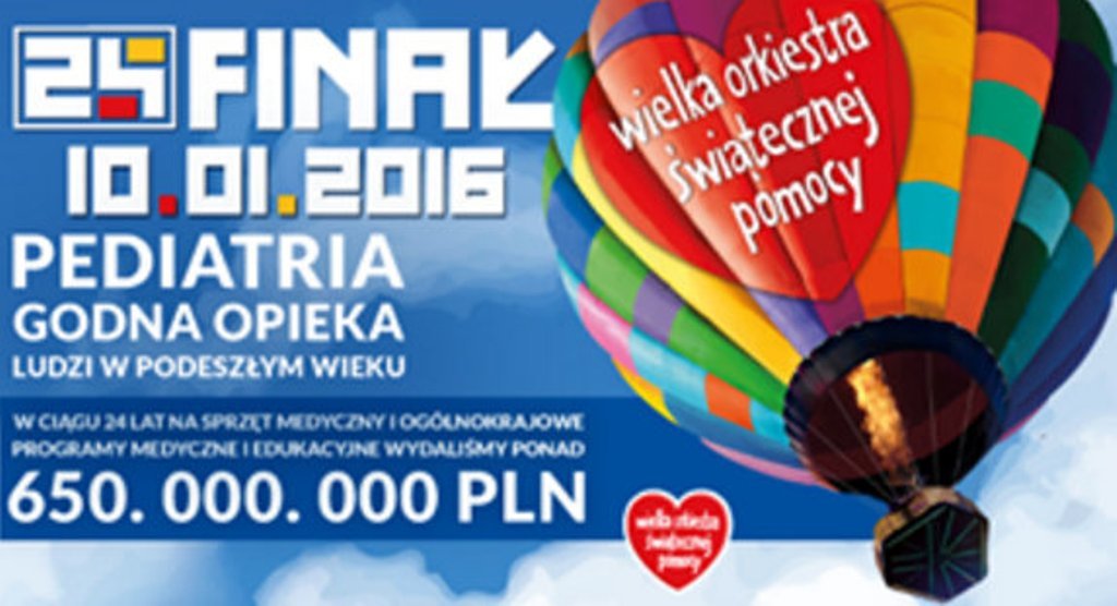 Wielkie ORKIESTROWE granie 10 stycznia!