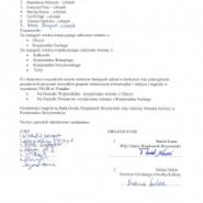 Protokół z konkursu na wieniec dożynkowy